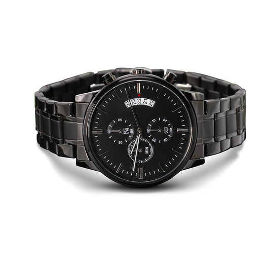 Gravierte Uhr
