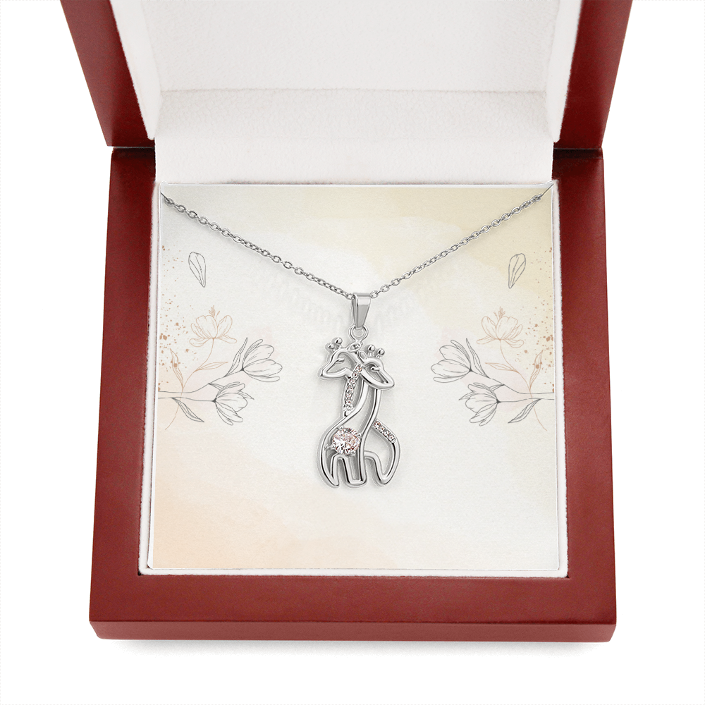 Die liebenden Giraffen Kette