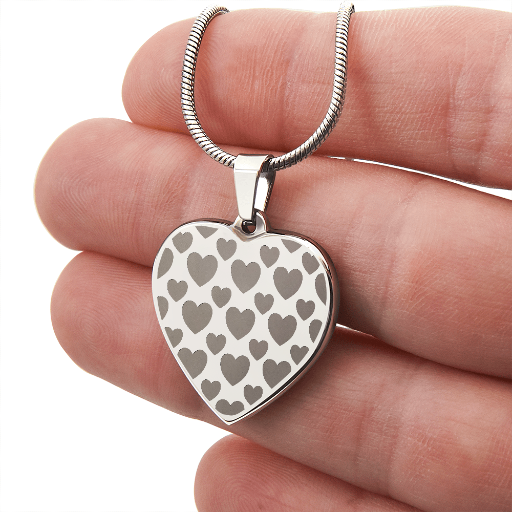 Herzkette mit Gravur