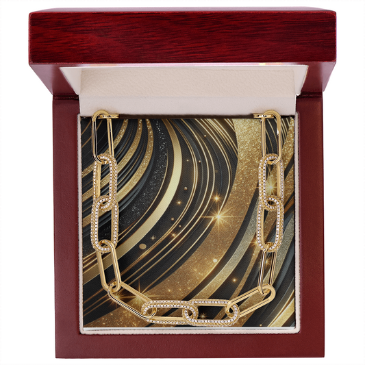 Paper Clip Kettenhalskette