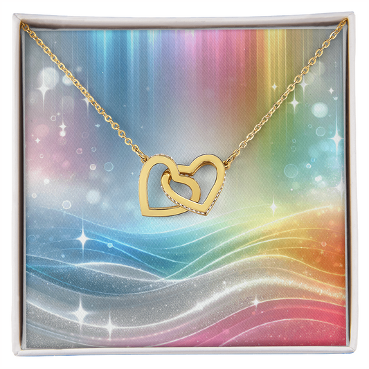 Ineinandergreifende Herzhalskette