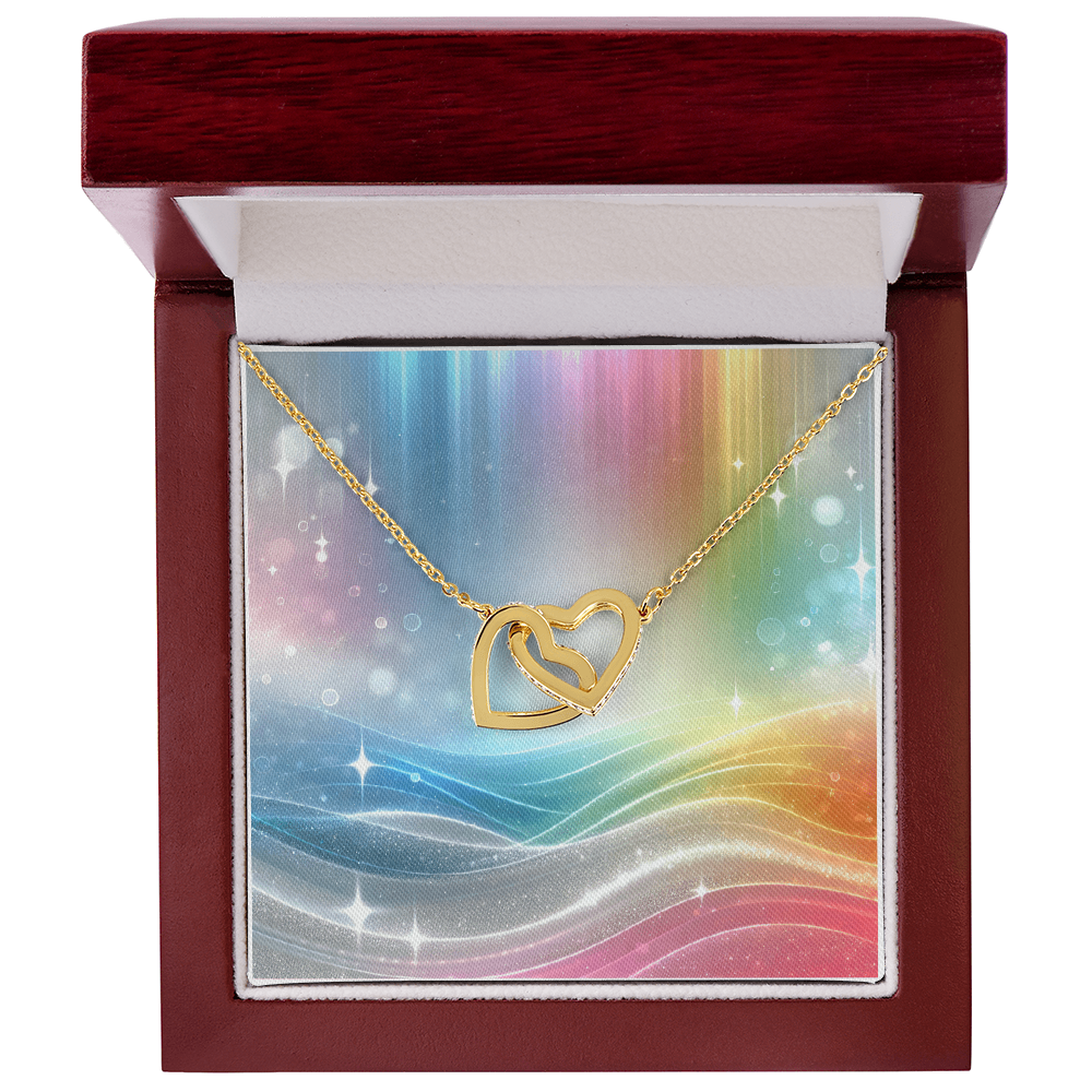 Ineinandergreifende Herzhalskette