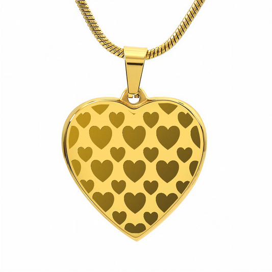 Herzkette mit Gravur