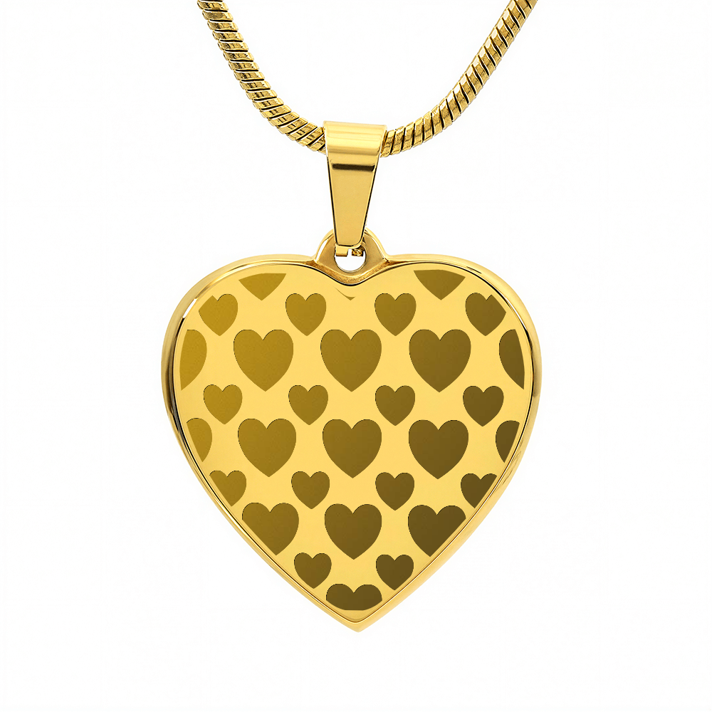 Herzkette mit Gravur