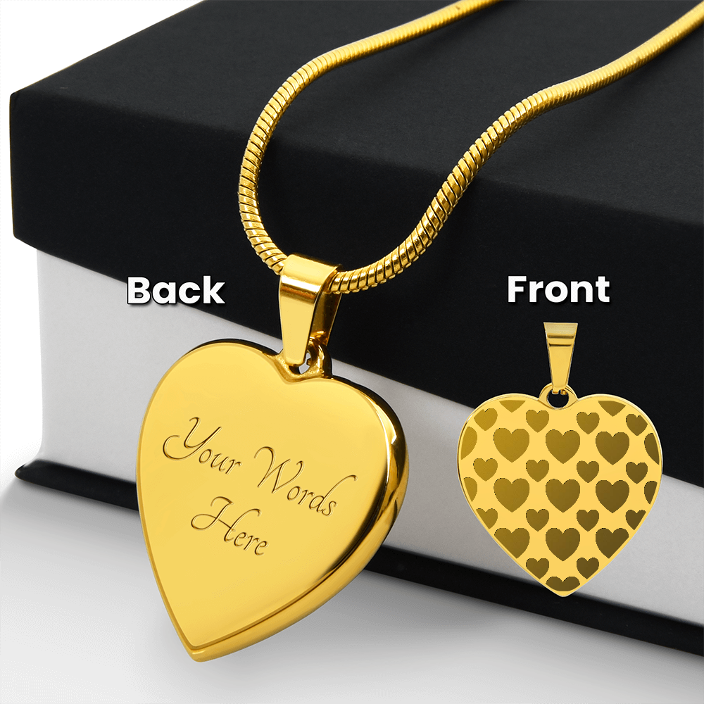 Herzkette mit Gravur