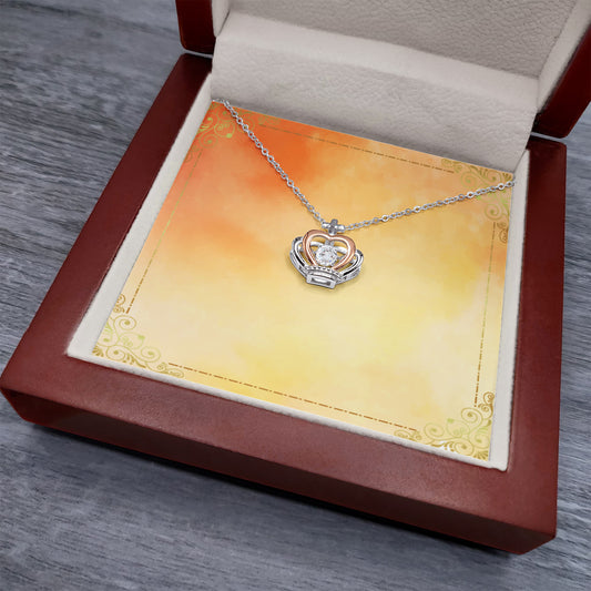 Kronenanhänger Halskette