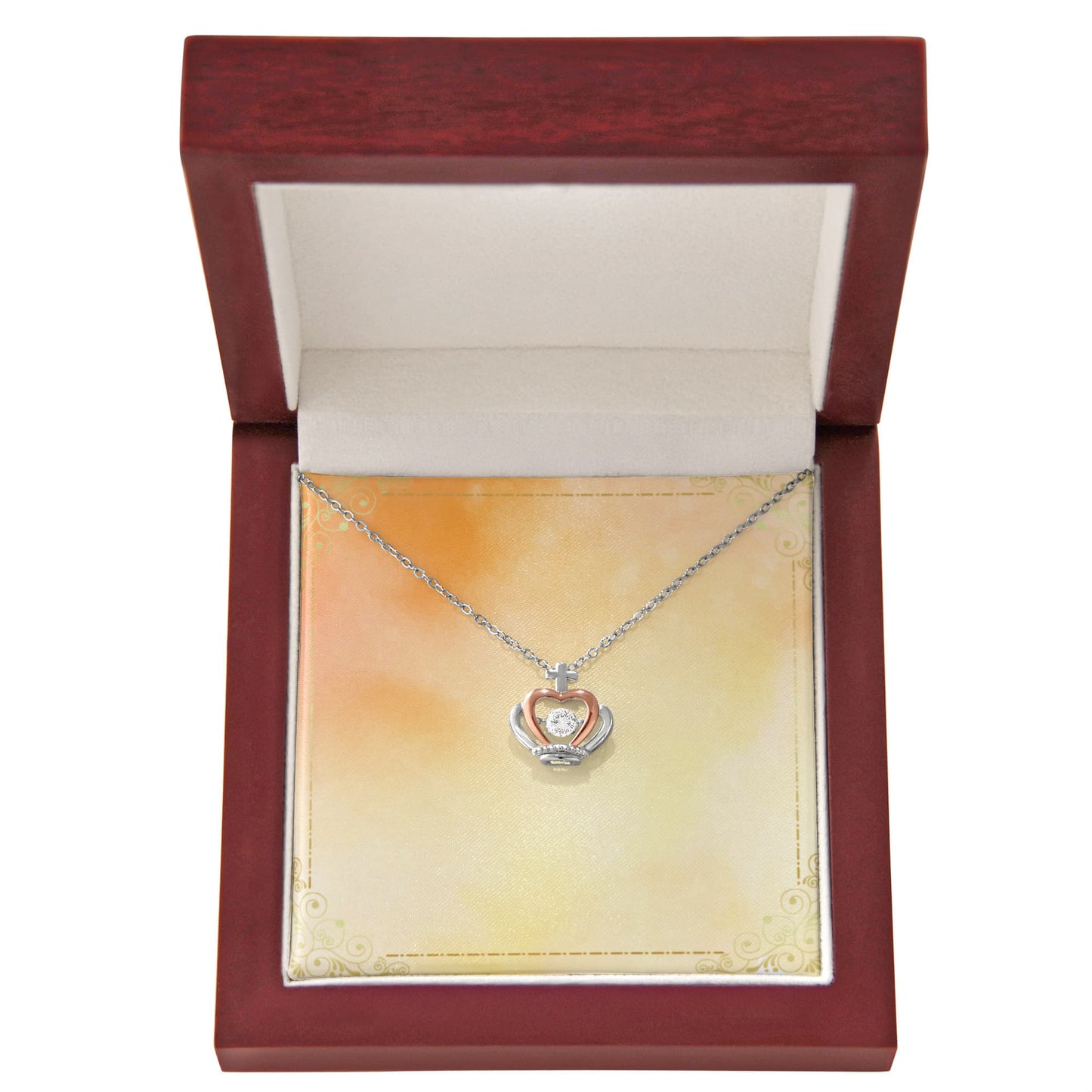 Kronenanhänger Halskette