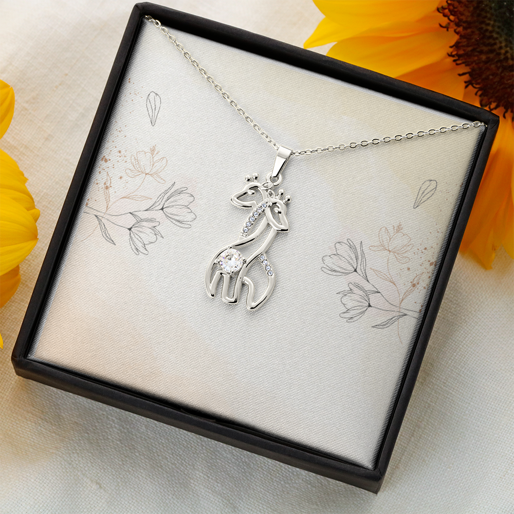 Die liebenden Giraffen Kette